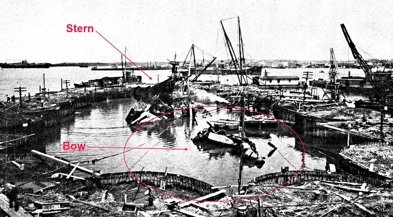 Wreckage of the USS Maine